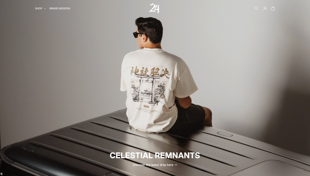 Hustle24 Clo apparel store project